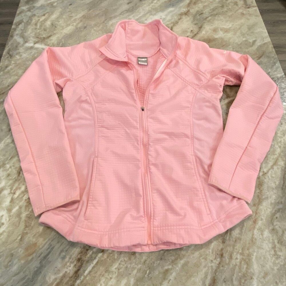 Nike Sphere Fleeced Track-Jacket (2000s) Zip Front Pink Size Large